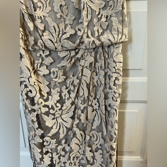 Tadashi Shoji Lace Dress with Sash - Picture 3 of 7